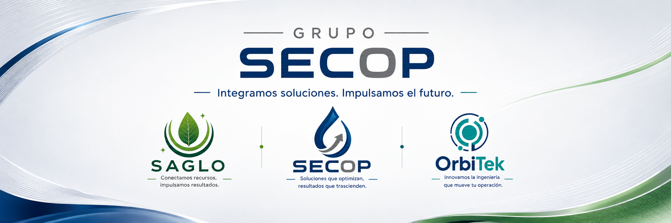 Grupo SECOP con las unidades SAGLO, SECOP y OrbiTek